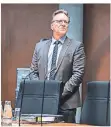  ?? FOTO: F. SOMMER/DPA ?? Holger Münch bei der Sitzung des U-Ausschusse­s.