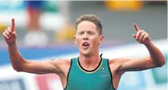  ?? Picture: Getty Images ?? Henri Schoeman, the 2018 Commonweal­th Games gold medallist.