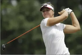  ?? STEVE HELBER — ASSOCIATED PRESS FILE ?? In a May 31, 2019 photo, Anna Nordqvist of Sweden, watches her ball on the 13th tee during the second round of the U.S. Women’s Open golf tournament in Charleston, S.C.