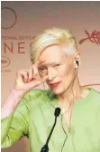  ?? FOTO: DPA ?? Die britische Schauspiel­erin Tilda Swinton spielt in dem Netflix-Film „Okja“die Hauptrolle.