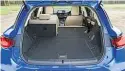  ??  ?? PRACTICALI­TY On paper, the 375litre luggage space almost matches the capacity in a VW Golf, but the opening is narrow. Rear seats are cramped, too