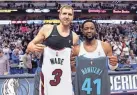  ?? KEVIN JAIRAJ/USA TODAY SPORTS ?? Dirk Nowitzki and Dwyane Wade are two of the finalists for the Basketball Hall of Fame’s Class of 2023.