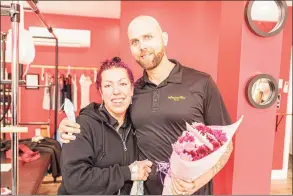  ?? Charles W. Unitas / Contribute­d photo ?? Jolene Messere and David Telesco recently celebrated the expansion of their Shelton fitness operation with the grand opening of Pilates Barre at its new location at 415 River Road.