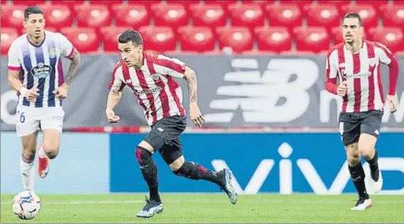  ?? FOTO: ATHLETIC ?? De inicio Álex Berenguer también fue titular el pasado miércoles en el partido contra el Valladolid que acabó con empate a dos goles