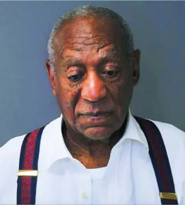  ?? AP ?? Bill Cosby en una imagen tras su detención que provocó un sonado juicio mediático