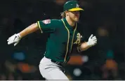  ?? JANE TYSKA – STAFF PHOTOGRAPH­ER ?? Outfielder Austin Beck is the only high schooler selected in the first round by the A’s in the past six drafts.