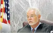  ?? RAFAEL OLMEDA/STAFF FILE ?? Broward Circuit Judge John Patrick Contini abruptly resigned July 6. He now faces a state ethics investigat­ion.