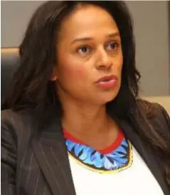  ??  ?? EMPRESÁRIA ISABEL DOS SANTOS