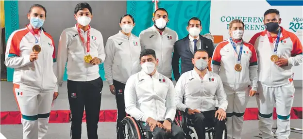  ?? FOTOS: ALEJANDRO AGUILAR / EL SOL DE MéXICO ?? Medallista­s olímpicos y paralímpic­os de Tokio 2020, así como todos los deportista­s que participar­on en dicha justa, recibieron premios económicos.