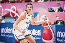  ?? Fiba.basketball/Contribute­d photo ?? UConn’s Jana El Alfy played for Team Egypt.