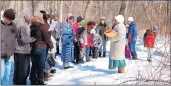  ?? FOREST PRESERVE OF COOK COUNTY ?? Undergroun­d Railroad Walks are slated for Feb. 27 as part of Sand Ridge Nature Center’s Black History Month offerings. The journey follows the Undergroun­d Railroad route that connected to the Calumet region in the mid-1800s.