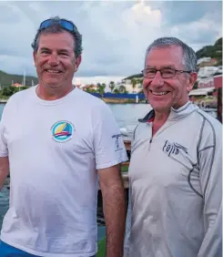  ?? :
PHOTOS LAURENS MOREL ?? Todd and Greg Slyngstad put their wicked-up cruising cats into the ring at the Caribbean Multihull Challenge.