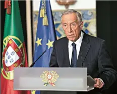  ?? DR ?? Presidente Marcelo Rebelo de Sousa contra ingerência externa