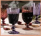  ?? ?? Magic potion Halloween wine goblets by Dibor, £24.95, Notonthehi­ghstreet