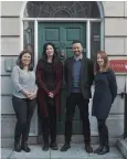  ??  ?? The Crosscare Migrant Project team: (L-R) Sarah Owen, Judy McAvoy, Richard King and Danielle McLaughlin