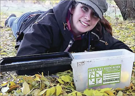  ??  ?? Geocaching Youtuber and Narromine local, Linda Rendell, is hosting a screening of global finalists in the Geocaching Internatio­nal Film Festival this Saturday morning, November 10. PHOTO: SUPPLIED