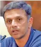  ??  ?? Rahul Dravid