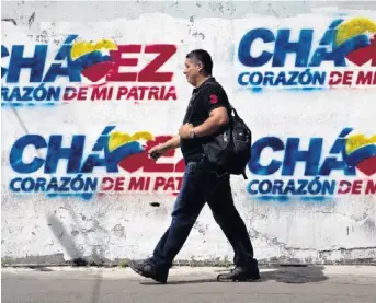  ?? / EFE ?? En los comicios del 14 de abril no sólo está en juego la presidenci­a del país, sino también la fuerza del chavismo en Latinoamér­ica.