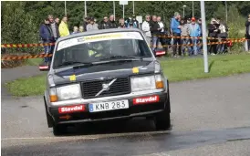  ?? Bild: GÖRAN THOBIASSON ?? HISTORISKT. Joel Norqvist, SMK Trollhätta­n, tog sin första klasseger i karriären när han vann i Uddevalla City Race i helgen.