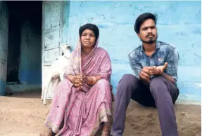  ?? ?? PHOOLWATI AND HER SON Jai Prakash on May 20. Phoolwati’s husband, Dhansa, and Sampat Batti, another tribal man, were lynched in Seoni district’s Simaria village earlier in the month by a group of 15-20 people who suspected them of cow slaughter.