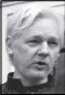  ??  ?? Assange