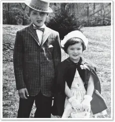  ?? ?? SUNDAY BEST: The young Michael and Sharon before church