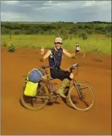  ??  ?? Luke McKenna on the Georgetown to Lethem trail.