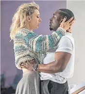  ??  ?? Damaged soul: Vanessa Kirby and Eric Kofi-abrefa in Julie at the National