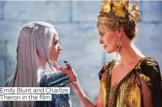  ??  ?? Check it out
plays musical The Huntsman: chairs with focus Winter’s War and tone. One releases in the moment, it’s UAE today. a bawdy, slapstick comedy. The next, it’s a deathly serious fantasy epic. Tonal shifts are fine, but this star-studded...