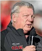  ??  ?? Penrith supremo Phil Gould says there could be a 20-team NRL competitio­n with two conference­s.