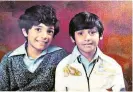  ?? ?? The early days: Sajid and Bas Javid when they were children