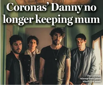  ??  ?? The Coronas release their latest album this week