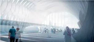  ?? — Supplied image ?? Hyperloop experts discussed details relating to passengers’ safety, impact of potential obstacles and risks, plans to counter gravity and other technical issues.