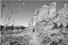  ?? Visit Cheyenne/TNS ?? ■ Vedauwoo, a sacred spot for Arapaho Indians, is an area of unusual boulders and rock outcroppin­gs between Cheyenne and Laramie.