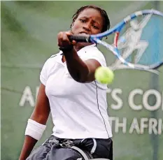  ?? | Supplied ?? KGOTHATSO Montjane reached the Wimbledon final earlier this year.