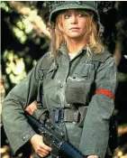  ??  ?? Goldie Hawn as Private Benjamin