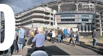  ??  ?? SECURITY Croke Park