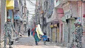  ??  ?? Hundreds of children in parts of north-east Delhi have struggled to string together their lives interrupte­d by violence, even a year after the riots.