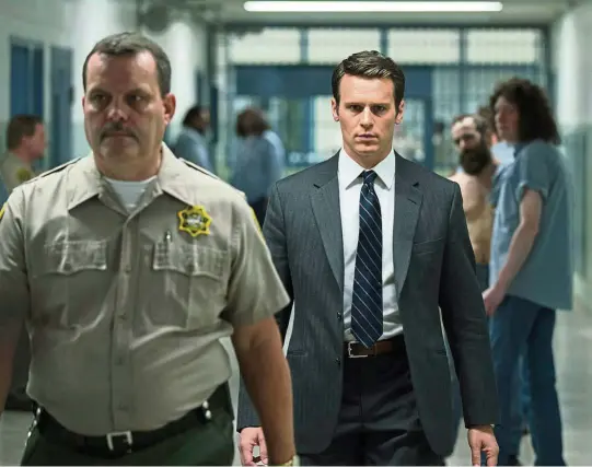  ??  ?? In Mindhunter, Groff plays an FBI agent trying to get into the mind of serial killers. — Handout