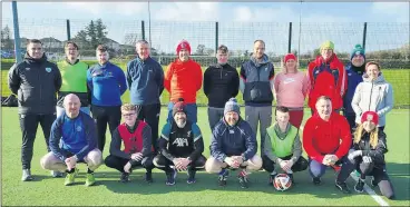  ?? ?? Coaches from WW/EC Schoolboy League who did a PDP1 in Leonard Fraser Park, Tallow on Saturday last.