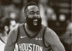  ?? Karen Warren / Staff photograph­er ?? The exploits of James Harden often left Toyota Center rocking, but his legacy will be hurt by numerous flameouts in the playoffs.