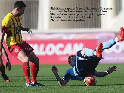  ??  ?? ■ This was supposed to be the day when Birkirkara won to consolidat­e their place into the top four. Instead they had to settle for a draw against strugglers Sliema Wanderers, who have only won three times since the start of the year.
Following...