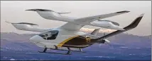  ?? UPS ?? Beta Technologi­es’ electric aircraft, seen in rendering, would be flown by an onboard pilot when UPS begins getting them.