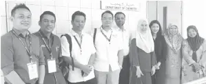  ??  ?? GAMBAR kenangan bersama pensyarah UBD.