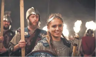  ?? PICTURE: ANDY BUCHANAN/AFP/GETTY ?? This year Up Helly Aa welcomed women into the main Jarl Squad for the first time