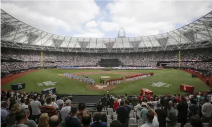  ?? ?? Major League Baseball plans to return to London next year for the first time since 2019. Photograph: Tim Ireland/AP