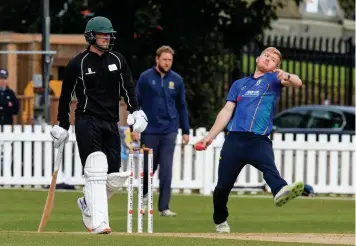  ??  ?? Longton’s Tom Hope took five wickets against Leek.