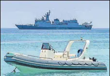  ?? SHUTTERSTO­CK ?? India plans to safeguard its interests in the Bay of Bengal and Indian Ocean with bigger runways at naval air stations in North Andaman’s Shibpur and at Campbell bay in Great Nicobar.