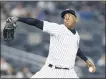  ?? KATHY WILLENS — ASSOCIATED PRESS ?? Yankees closer Aroldis Chapman has been cleared to return after a bout with the coronaviru­s.