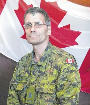  ?? DND / THE CANADIAN PRESS ?? Warrant Officer Patrice Vincent was the victim of the hit-and-run
attack in the Montreal-area shopping plaza seen above.